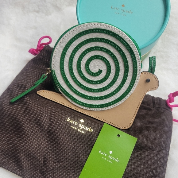 Kate Spade Snail Coin Purse RARE 2015 NWT - Picture 2 of 16